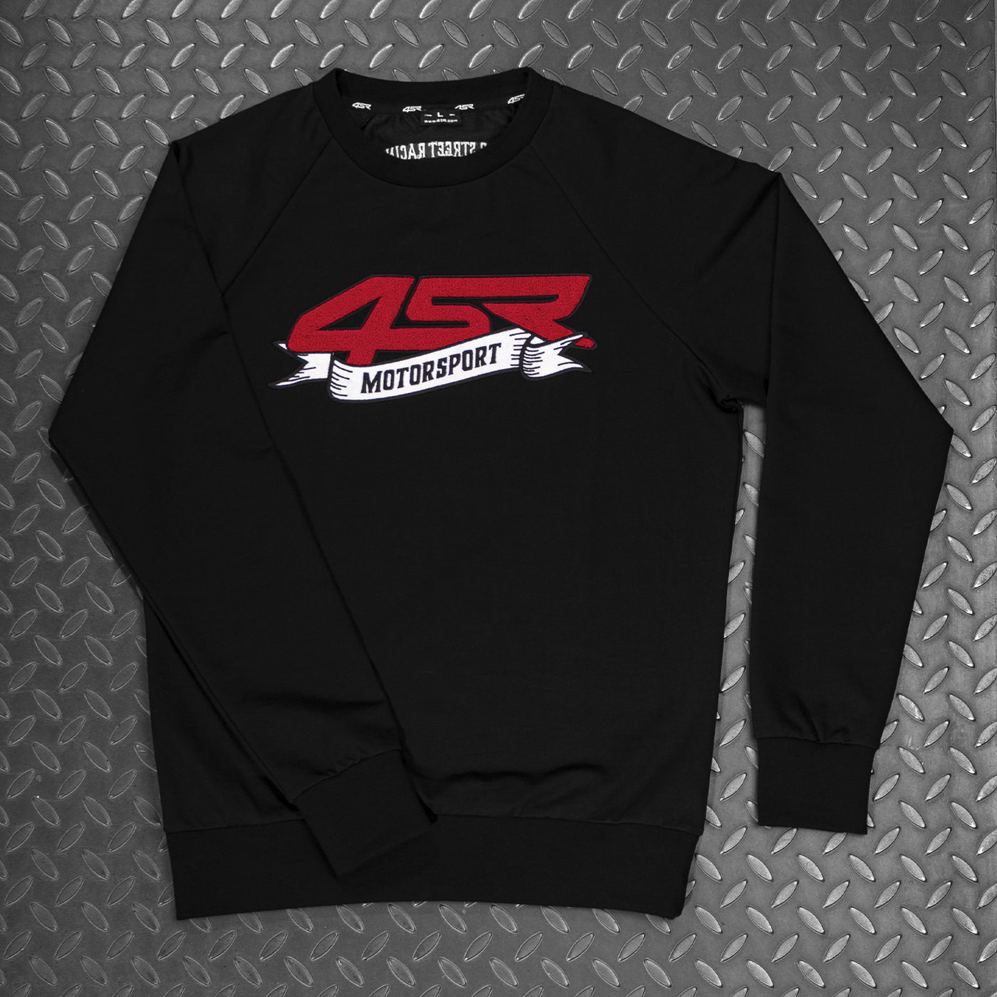 Sweatshirt Motorsport Flag Black