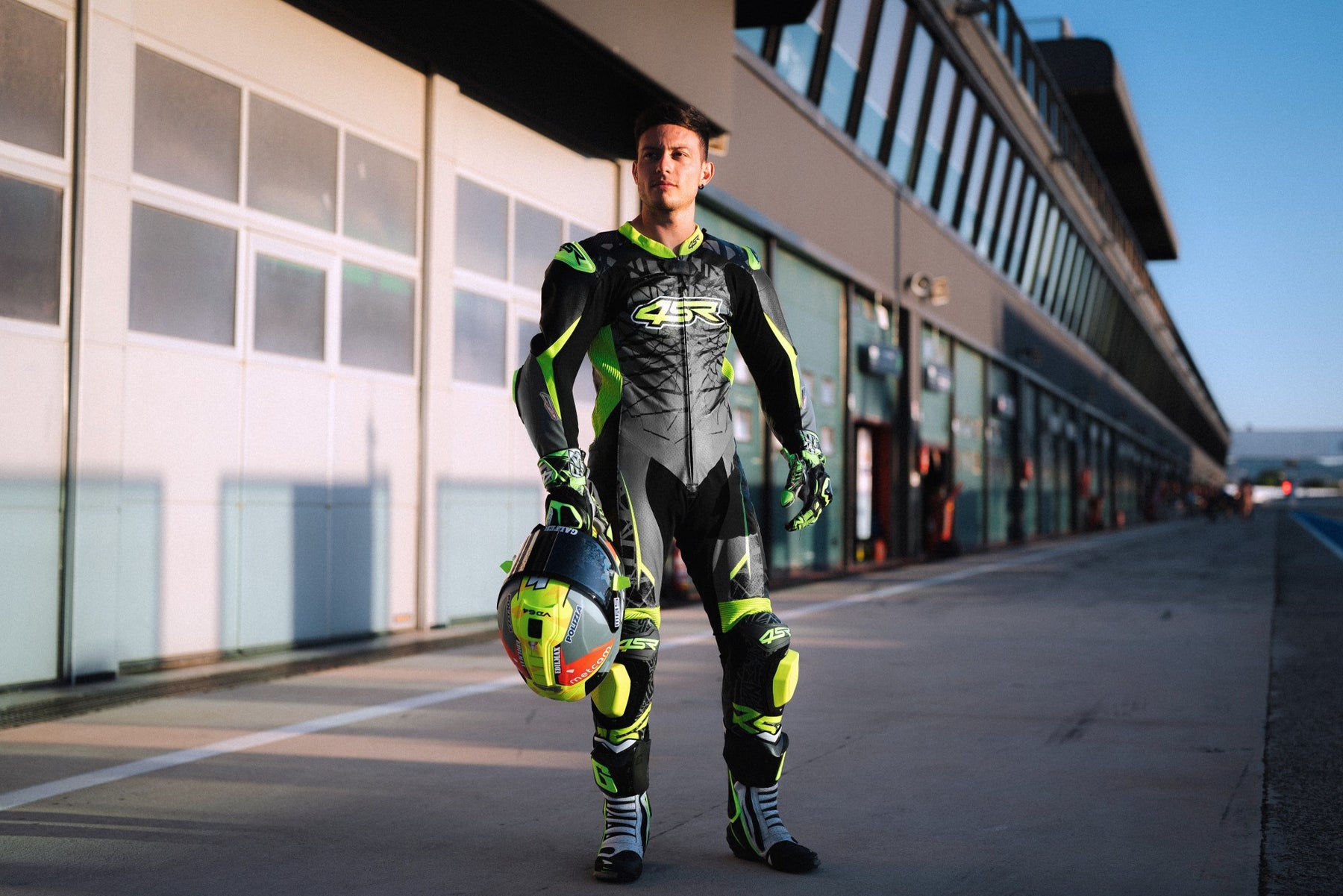 Arc Racing Suit 4SR Racing Ultra Light AR kangaroo full grain racing suit