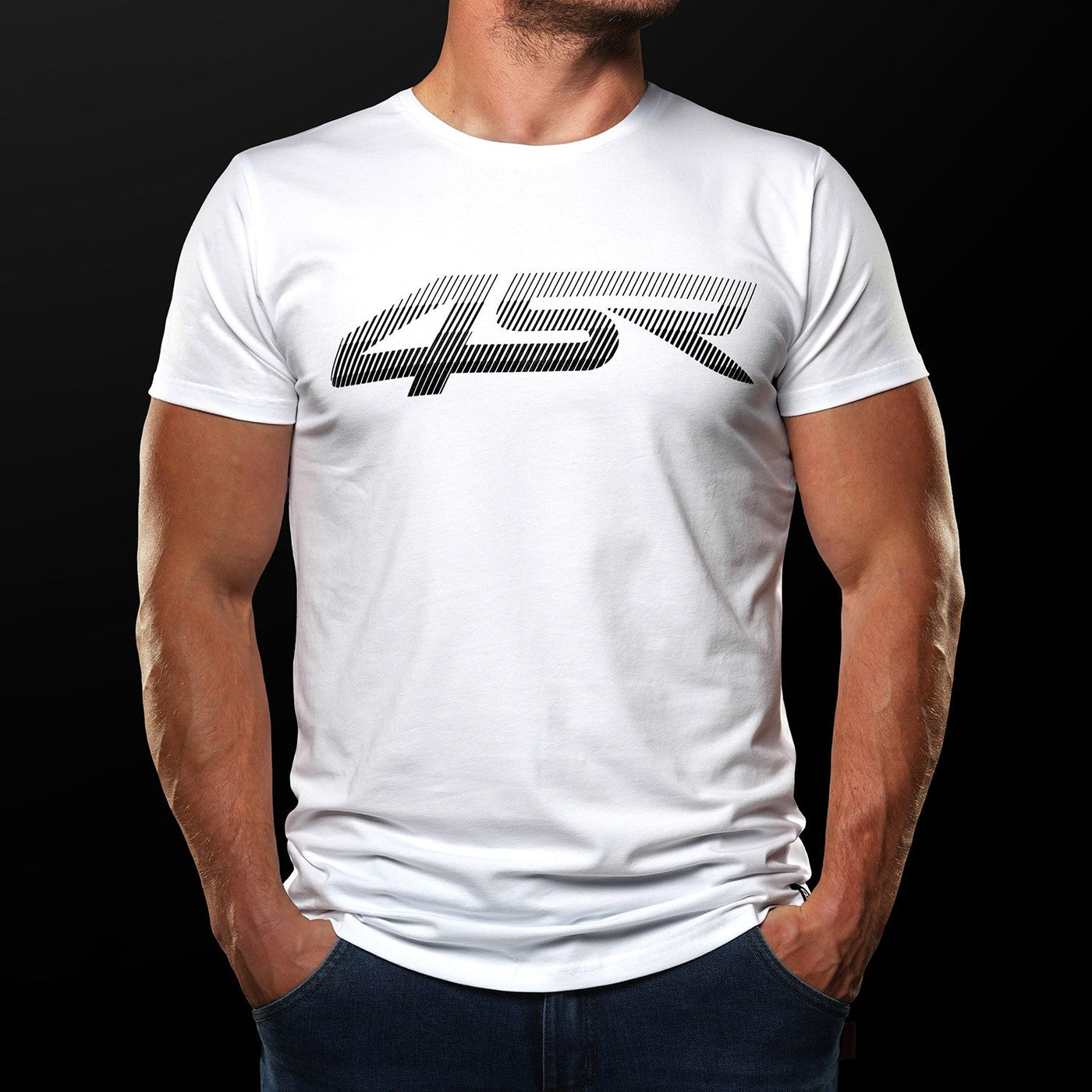 T-Shirt Lines White