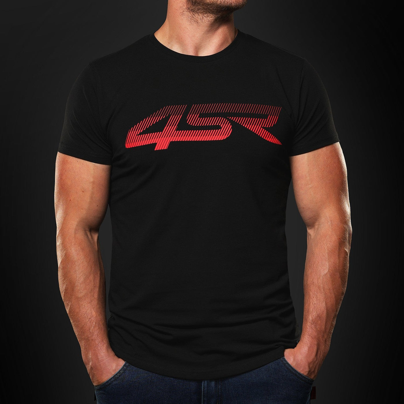 T-Shirt Lines Black