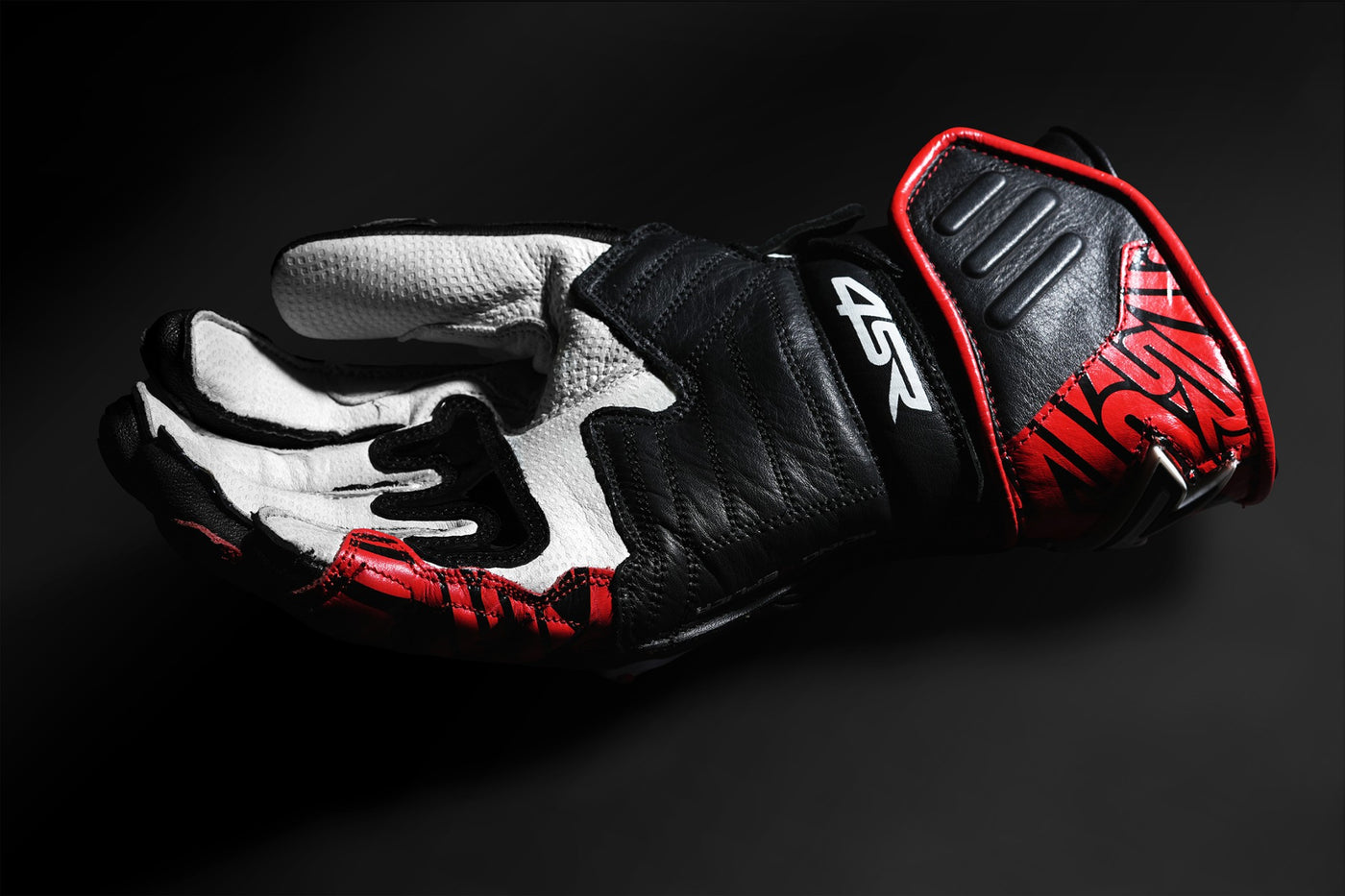 4SR Stingray Race Spec Yellow Motorcycle Performance Gloves