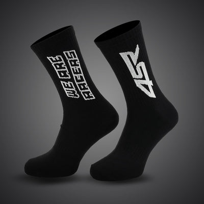 Socks We Are Racers Black