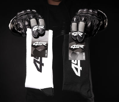 Socks We Are Racers Black