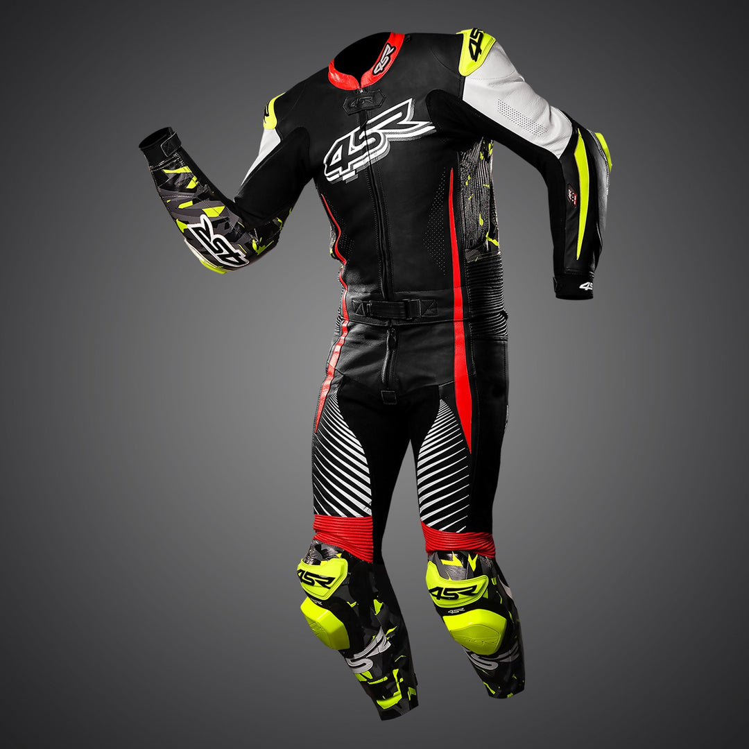 4SR RR Evo III Camo AR motorcycle two-piece racing suit